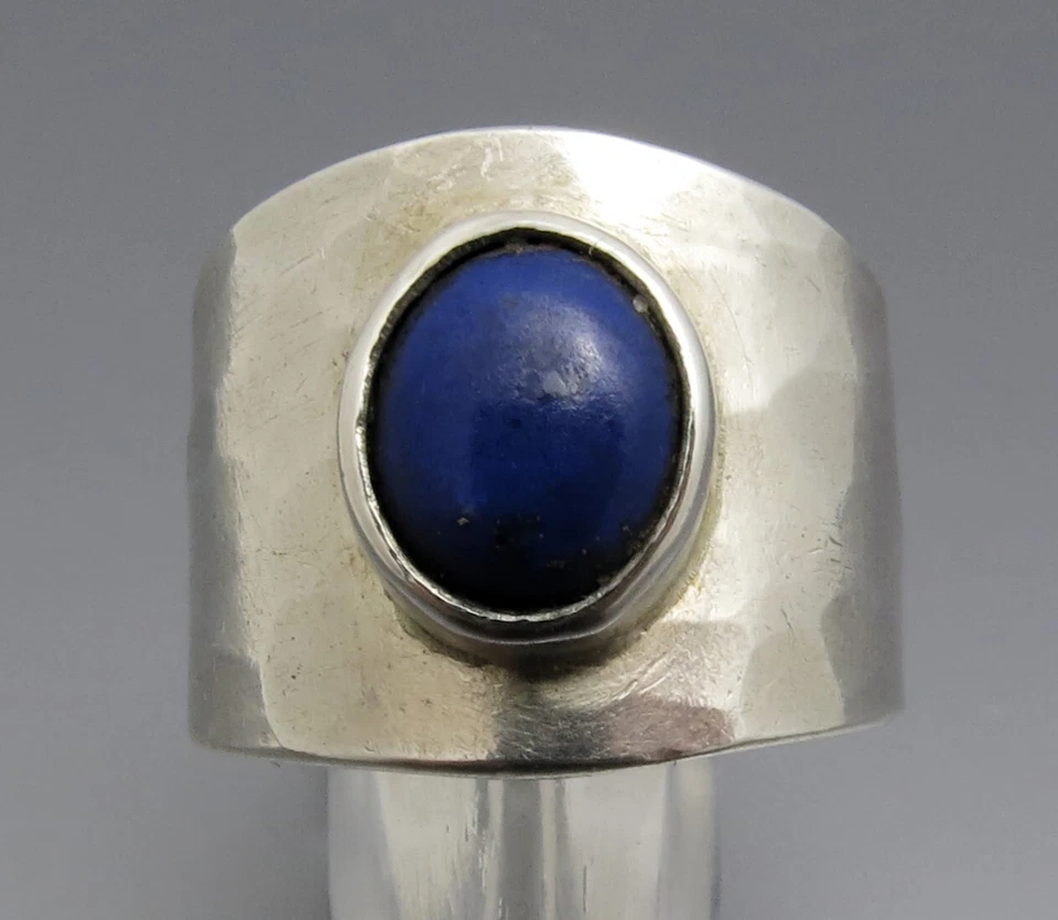 REIF-DESIGN - ANTIK STYLE LAPIS RING - 999 FEINSILBER - Bild 1 von 4