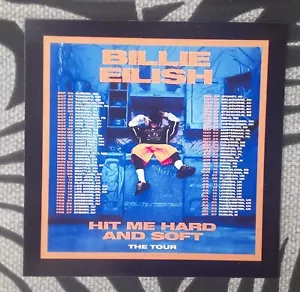 Billie Eilish PROMO Magnet Hit Me Hard And Soft World Tour W/Dates 2024~2025 - Picture 1 of 4