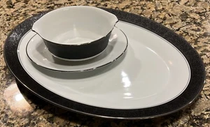 Vintage Noritake Mirano 6878 Oval Serving Platter and Gravy Boat (204) - Picture 1 of 5