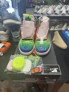 Size 8 - Jordan 1 Retro OG High x J Balvin Tie Dye - Picture 1 of 4