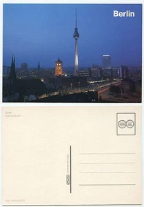 31064 - Berlin-Mitte - Fernsehturm, Rotes Rathaus - alte Ansichtskarte - Bild 1 von 1