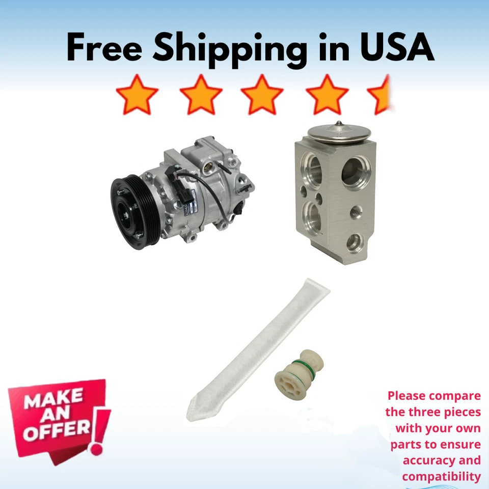 Kit Compresor A/C Fit Hyundai Santa Fe Sport 2013-2015 Foto 1 de 4