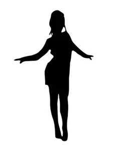 Modern Human Wall Art Stencil Reusable DIY Template for Home Decoration #052 - Picture 1 of 1