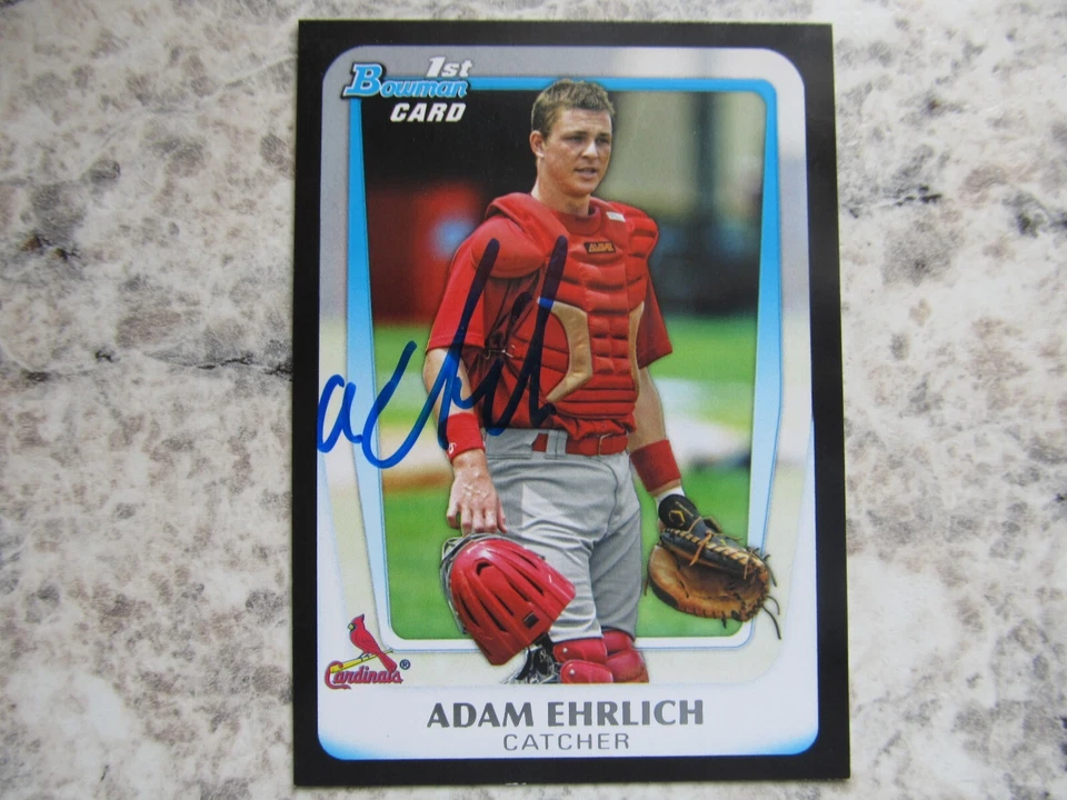 Cardinals Adam Ehrlich Signed Autographed 2011 1st Bowman Card Mint - Image 1 of 1