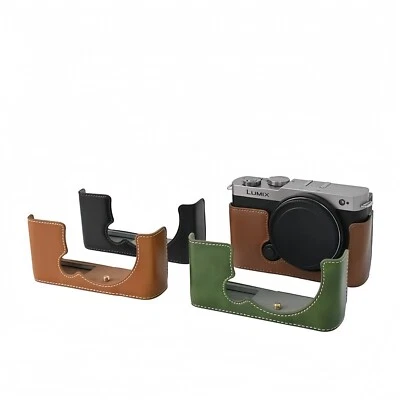 Bolsa para cámara. Funda protectora de cuero. Resistente al desgaste. para Panasonic LUMIX S9 Foto 1 de 4