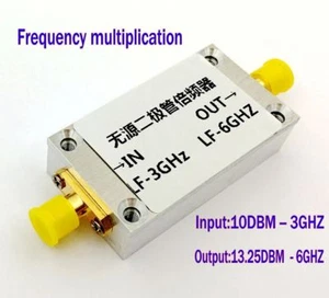 Frequency Multiplier Input 0.1~3GHz Output 13.25DBM-6GHz Frequency Doubler - Zdjęcie 1 z 3