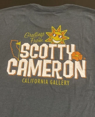 Scotty Cameron Greetings From California Gallery T 恤大号全新带盒 — 第 1/4 张图片