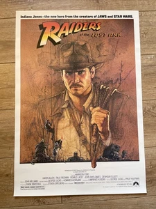 Póster de la película Indiana Jones 'Raiders of the Lost Ark' 1981 - 16,5 X 23,5 enrollado - Imagen 1 de 16
