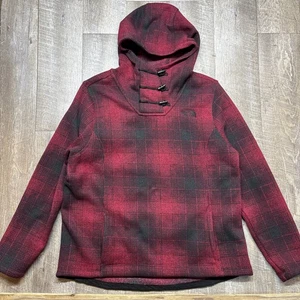 Sudadera con capucha The North Face Crescent Buffalo a cuadros polar con palanca talla XLarge - Imagen 1 de 11
