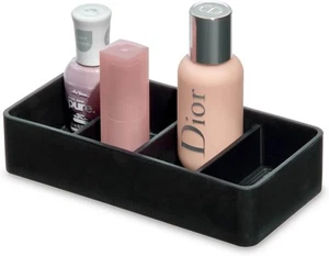 iDesign The Sarah Tanno Collection 4 Slot Silicone Cosmetic 4-Slot, Black - Picture 1 of 8