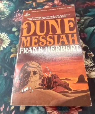 DUNE MESSIAH Frank Herbert paperback Berkley 1980 13th Printing - Imagem 1 de 4