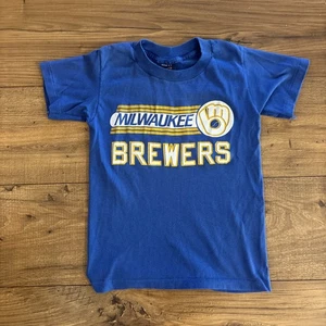 Vintage 80er Milwaukee Brewers Kinder Einzelnaht T-Shirt - Größe 5T/6T - Bild 1 von 7