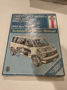 Chevrolet Astro & GMC Safari Minivan Van 1985-1993 Shop Manual Haynes 1477 - Picture 1 of 1