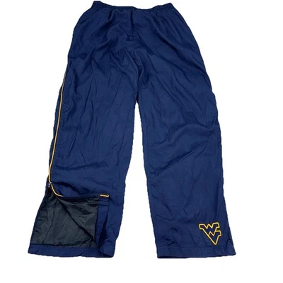 West Virginia Mountaineers Pants Men Medium Windbreakers Track Suit WVU Joggers - Image 1 of 4