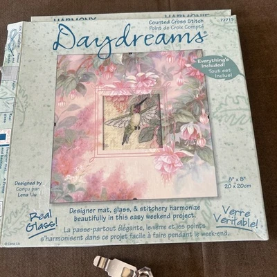 Dimensions Kit Daydreams  Hummingbird Grace Counted Cross Stitch ~ New 2001 - Image 1 of 4