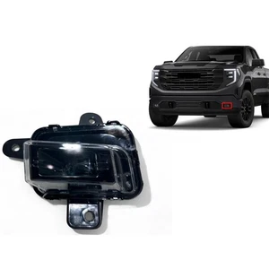 Left Side Front Bumper LED Fog Light Lamp 84550845 For 2022-2025 GMC Sierra 1500 - Picture 1 of 8