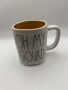 Tazza Rae Dunn "OH MY GOURD" doppia faccia autunno autunno Ringraziamento - Foto 1 di 6