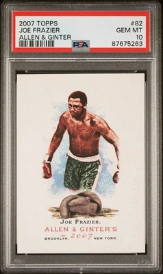 2007 Topps Allen Ginter Joe Frazier #82 PSA 10 HOF Boxer  - Image 1 of 2