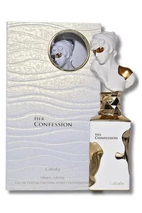 Her Confession by Lattafa Women 100 ml / 3,4 oz Eau de Parfum Spray Made in Dubai. - Foto 1 di 5
