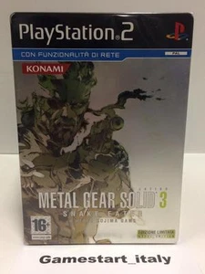 METAL GEAR SOLID 3 SNAKE EATER LIMITED METAL EDITION PS2 NEW FACTORY SEALED ITA - Picture 1 of 4