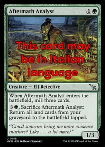 MTG AFTERMATH ANALYST EXC - SCRUTATORE DI SCENE 148 - MKM - MAGIC - Picture 1 of 1