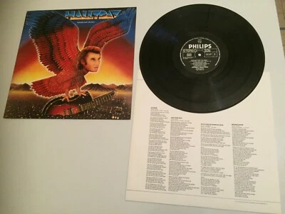 33 t Vinyle JOHNNY HALLYDAY , Quelque Part un Aigle  , Philips 6313307 de 1982 - Photo 1/2