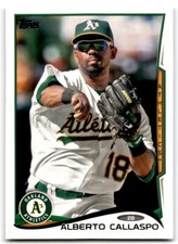 2014 Topps Alberto Callaspo Baseball Card #238