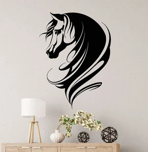 Vinyl Wall Decal Abstract Horse Head Animal Home Decor Stickers (2794ig) - Picture 1 of 3