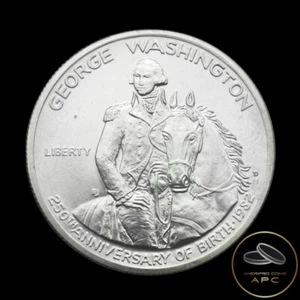 1982 D BU George Washington Half High Grade 90% Silver Super GEM+++ - Picture 1 of 2