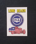 Autocollant / sticker Logo FIA Long Beach Formule 1 - Panini - Années 1980