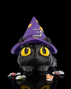 Dulce cuenco de caramelo de Halloween Witch Kitty - Imagen 1 de 9