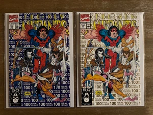 THE NEW MUTANTS #100 1st + 2nd Print Key Rob Liefeld  (1991) 1st App X-Force - Picture 1 of 20