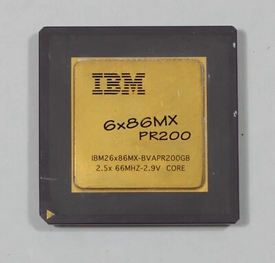 Socket 7 Processor - IBM 6x86MX PR200 - 66MHz bus - TESTED - Image 1 of 2