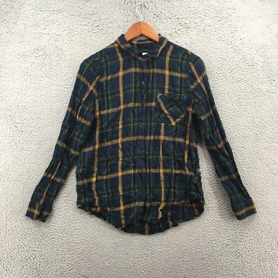 Lucky Brand Button Up Long Sleeve Shirt Womens Medium Classic Fit Multicolor - Image 1 of 4