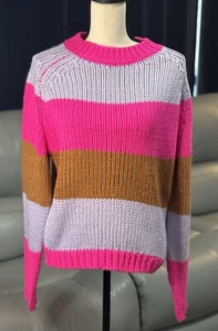 Colorful Women’s Boutique Sweater Medium  Pink - Picture 1 of 8