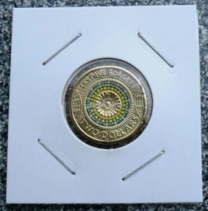 2017 Coloured $2 Anzac UNC Coin $2 Lest we forget. Anzac Coin.. - Picture 1 of 1