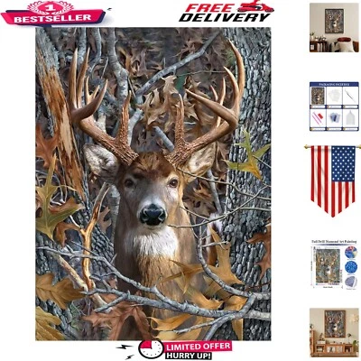 Полный художественный набор олень бриллиант для начинающих - расслабляющий 5D-проект живописи - Изображение 1 из 4