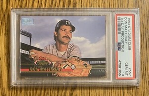 1993 Stadium Club 1st Day Production Don Mattingly 557 PSA 10 POP 3 NY Yankees