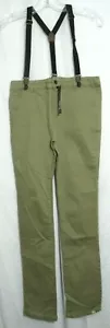 Pantalones Me & Henry Marrón Tejido Tirantes Cintura Ajustable Niños Talla 14 Nuevos con Etiquetas - Imagen 1 de 4