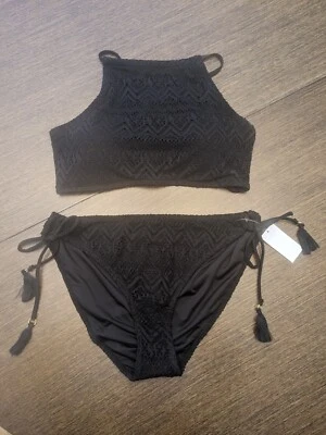 Бренд бонго - крючком бикини комплект - Juniors XL (эквалайзер Женский большой) - новый с Ярлыками - Изображение 1 из 4