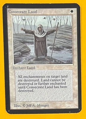 MTG CONSECRATE LAND Alpha (OldManMTG 008-235) - Image 1 of 3