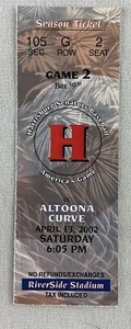 MiLB 2002 04/13 Altoona Curve at Harrisburg Senators Baseball Ticket - Picture 1 of 1