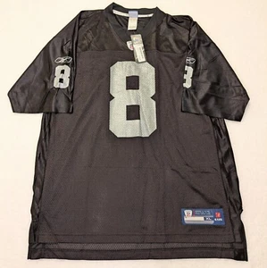 Reebok On Field Oakland Raiders Jason Campbell #8 Black Jersey Size XL NWT - Picture 1 of 6