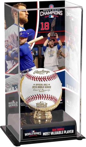 Ben Zobrist Chicago Cubs 2016 MLB World Series MVP Gold Glove Case with Image Cover