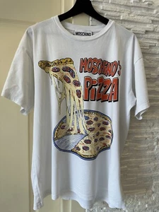 Moschino Rare T-shirt Pizza Print - Picture 1 of 6