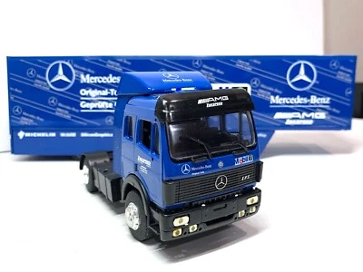 RARE RETIRED Eligor Mercedes Benz AMG DTM Original-Teile Transporter Truck 1/43 - Image 1 of 4