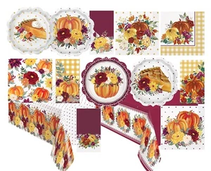 PIONEER WOMAN Fall Harvest Thanksgiving Paper Party Plates Napkins YOU PICK - Picture 1 of 17