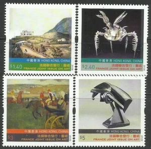 Hong Kong 2012  Art of France and Hong Kong set of 4 MNH Joint Issue with France - Picture 1 of 1