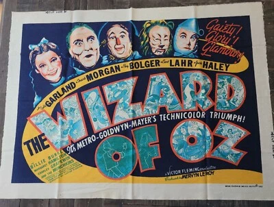 WIZARD OF OZ Wesco-Reltex Material MOVIE POSTER 1982 - Image 1 of 4