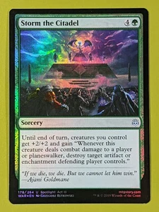 FOIL Storm the Citadel x1 War of the Spark 1x MTG Magic the Gathering - Picture 1 of 1
